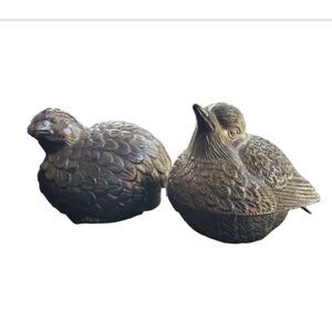 Metal Bird Salt & Pepper Shakers